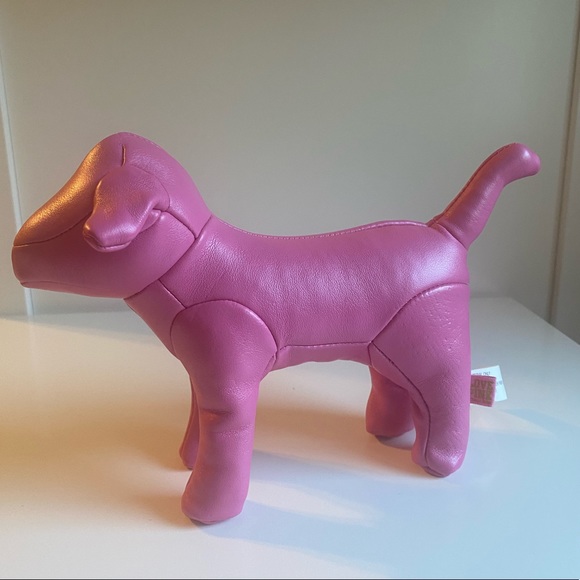 PINK Victoria's Secret Other - Victoria’s Secret PINK faux leather mini dog